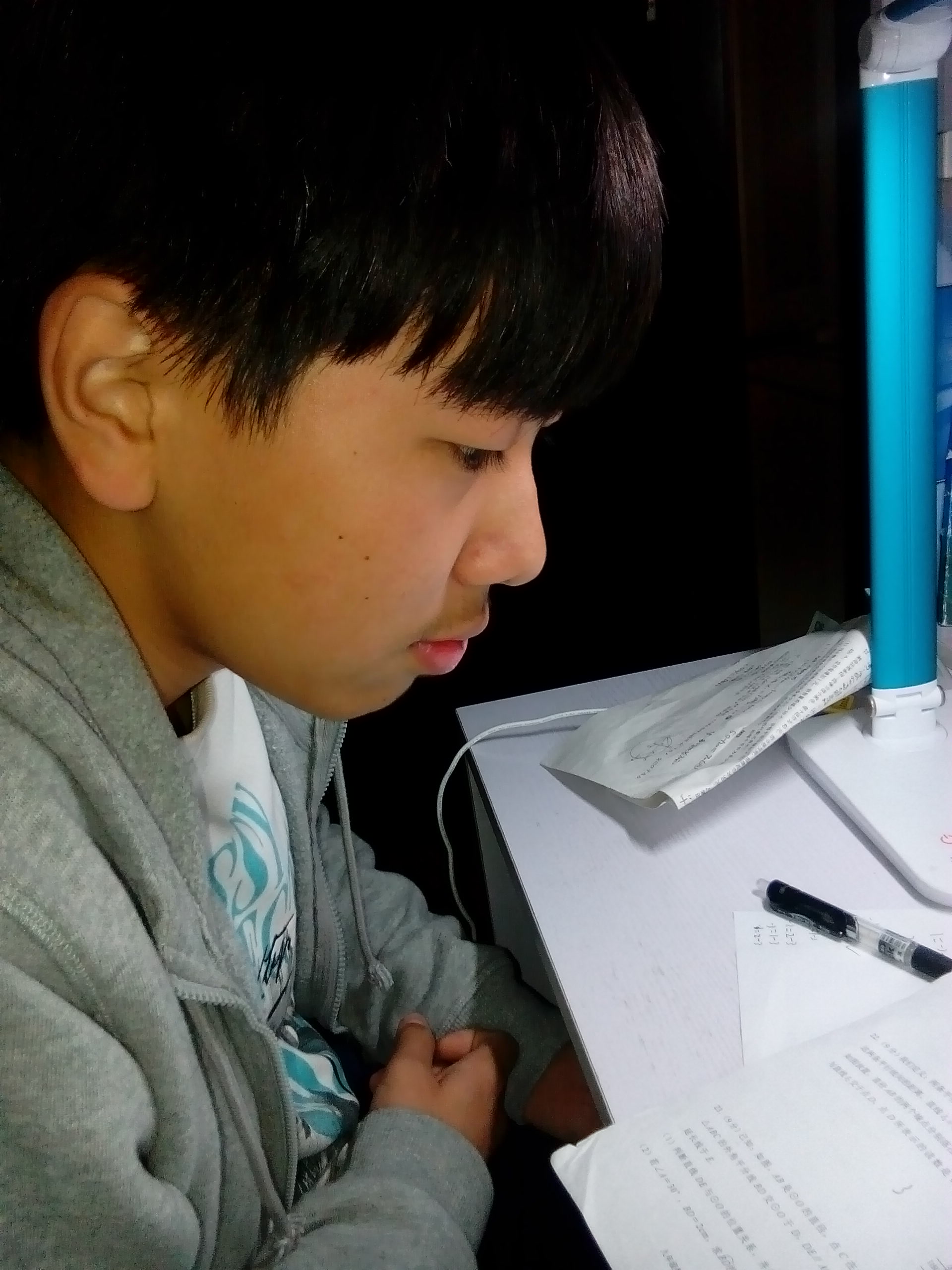 张同学进步二十多分名列第三，补习初中数学